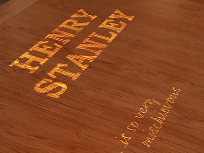 Outside Studios-Henry Stanleys Table